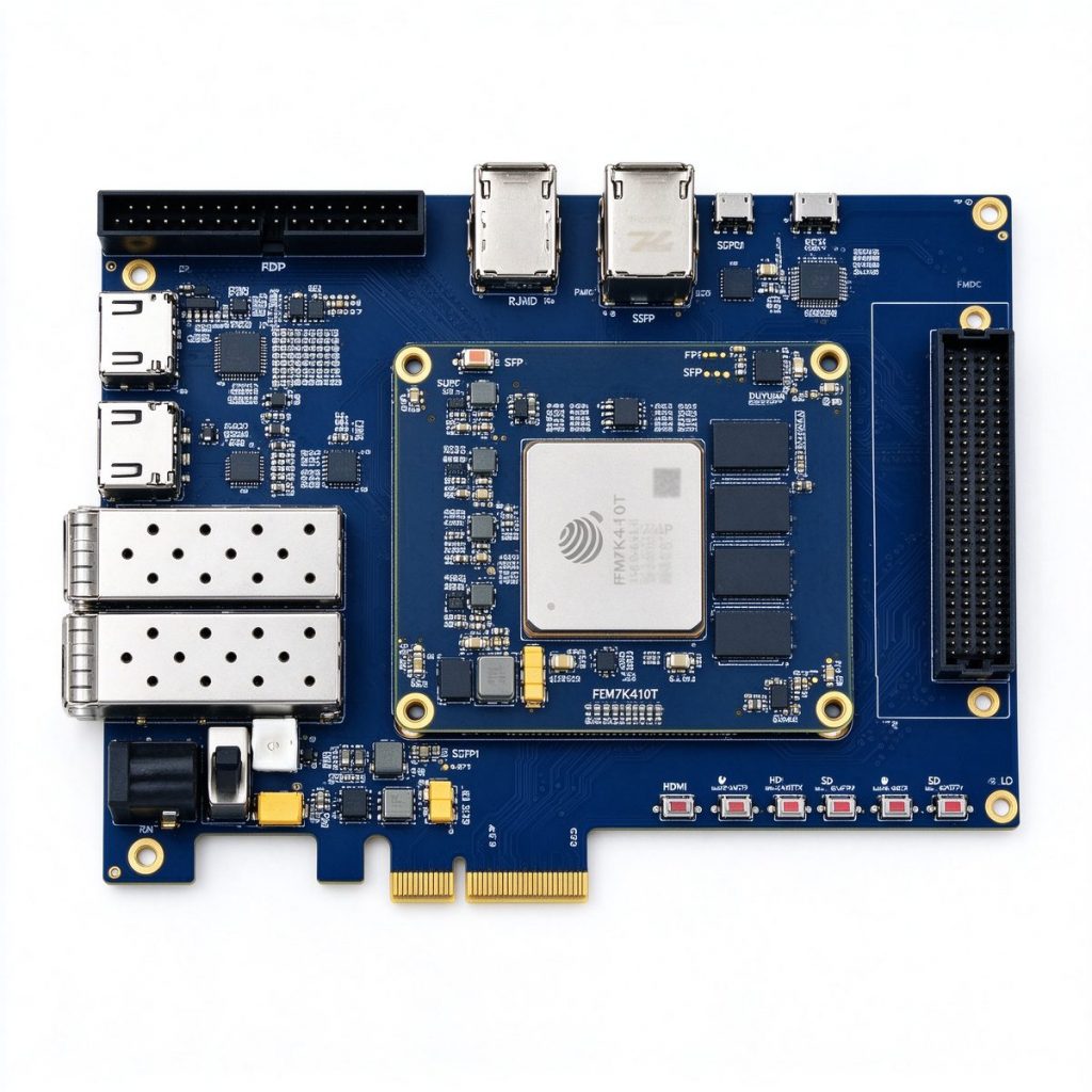 DUK7410T Placa de desarrollo FPGA Kintex-7 china Fudan Micro JFM7K410T