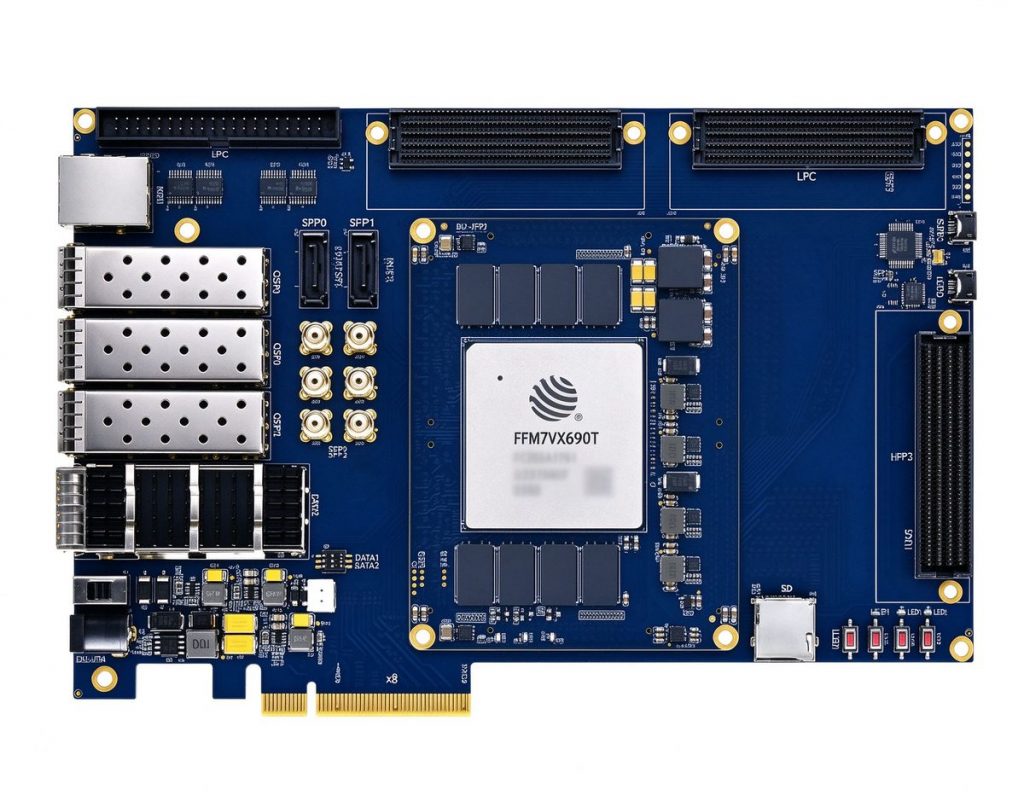 DUF7690T Placa de desarrollo FPGA Virtex-7 china Fudan Micro JFM7VX690T