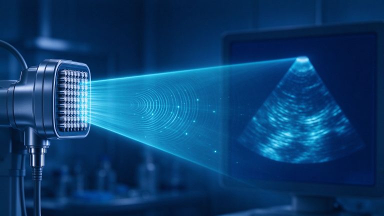 Formación de haces en ultrasonidos médicos: cadena de señal de 128 canales y presupuesto de velocidad de datos